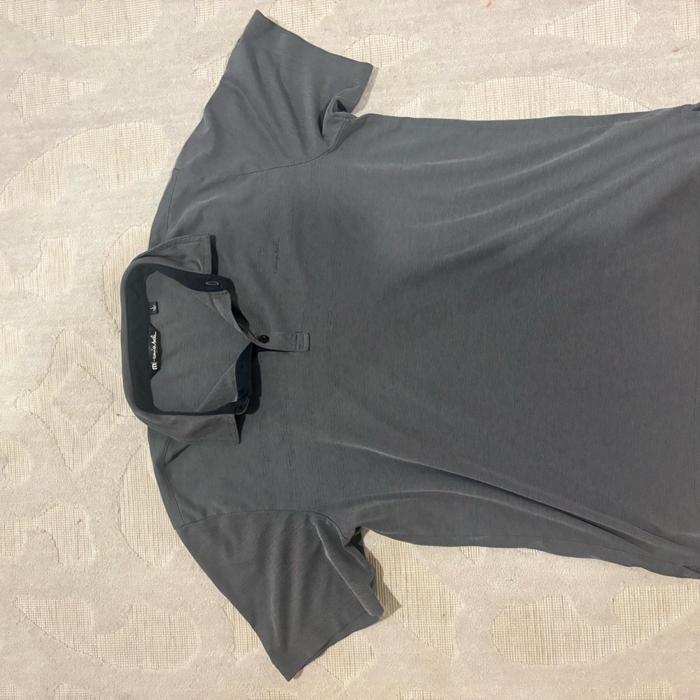 Travis Matthew Men's Gray Polo Shirt